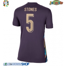 Maglie da calcio Inghilterra John Stones #5 Seconda Maglia Femminile Europei 2024 Manica Corta